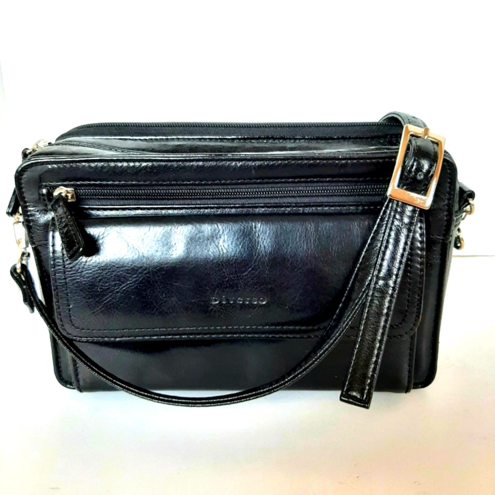 Diverso Leather Crossbody Bag